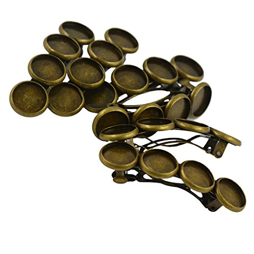 Blesiya 6 Antieke Bronzen Cabochon Haarspeld, Haarspelden, Haaraccessoires - Image 8