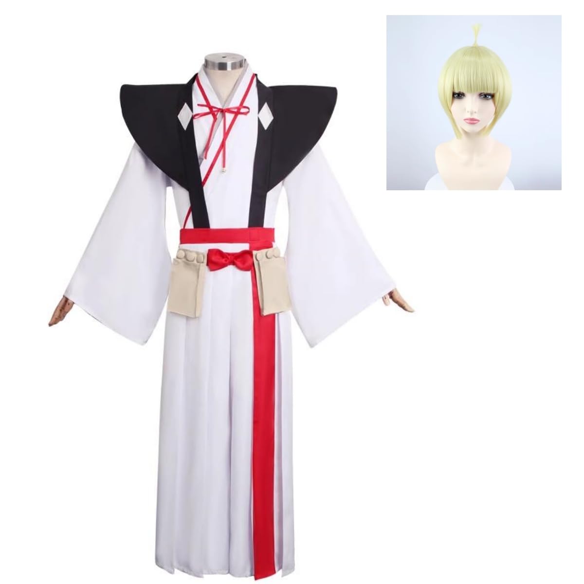 Amazon.co.jp: ウイッグ付き 山田浅ェ門 付知 ふち 地獄楽 コスプレ