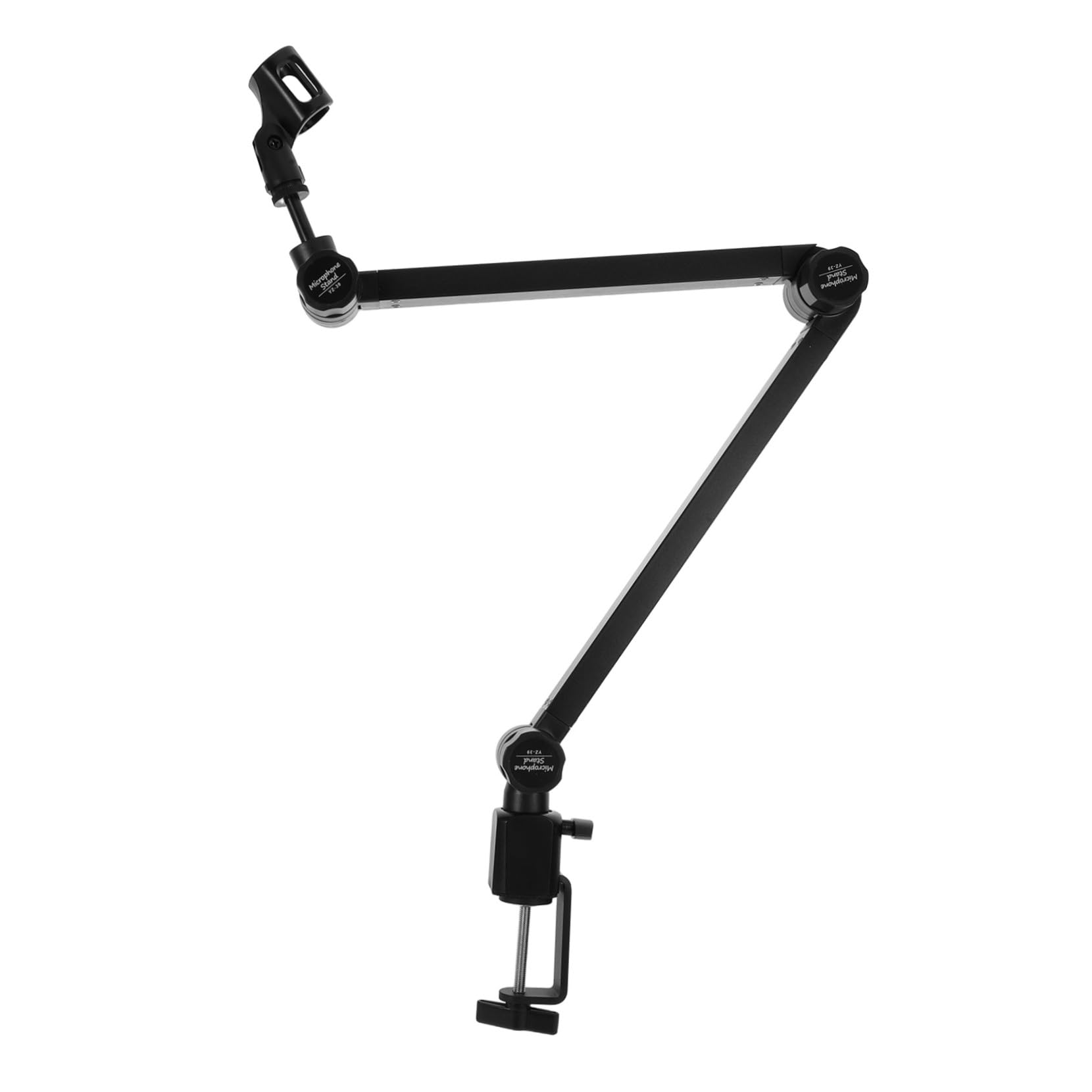 Toyvian Mikrofonstative mit Verstellbarem Arm und Mikrofonklemmen Tischmontage für Streaming Aufnahmen und Podcast Robuste Konstruktion Vibrationsdämpfung Benutzerfreundlicher Clip