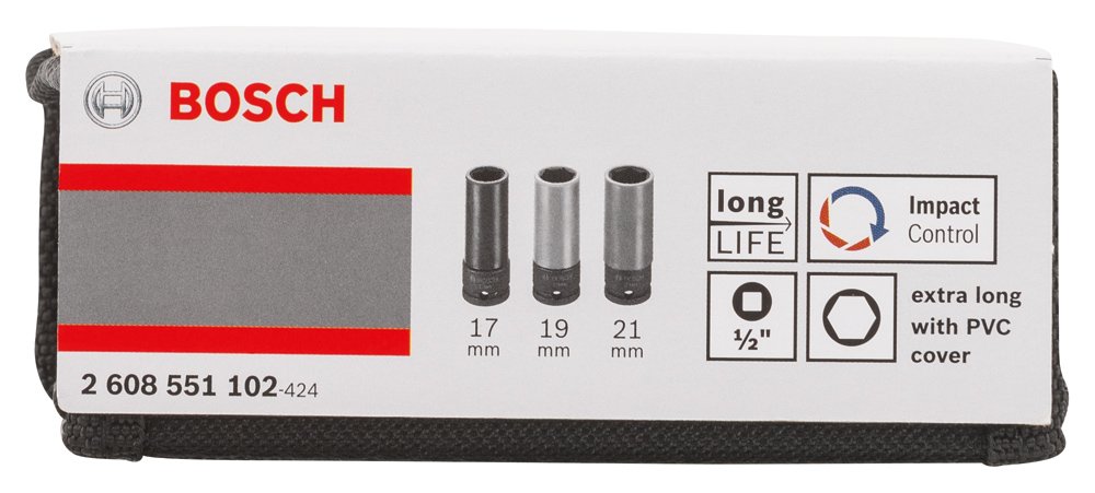 BOSCH 2 608 551 102 Set Kraft-Stecknuss-Satz