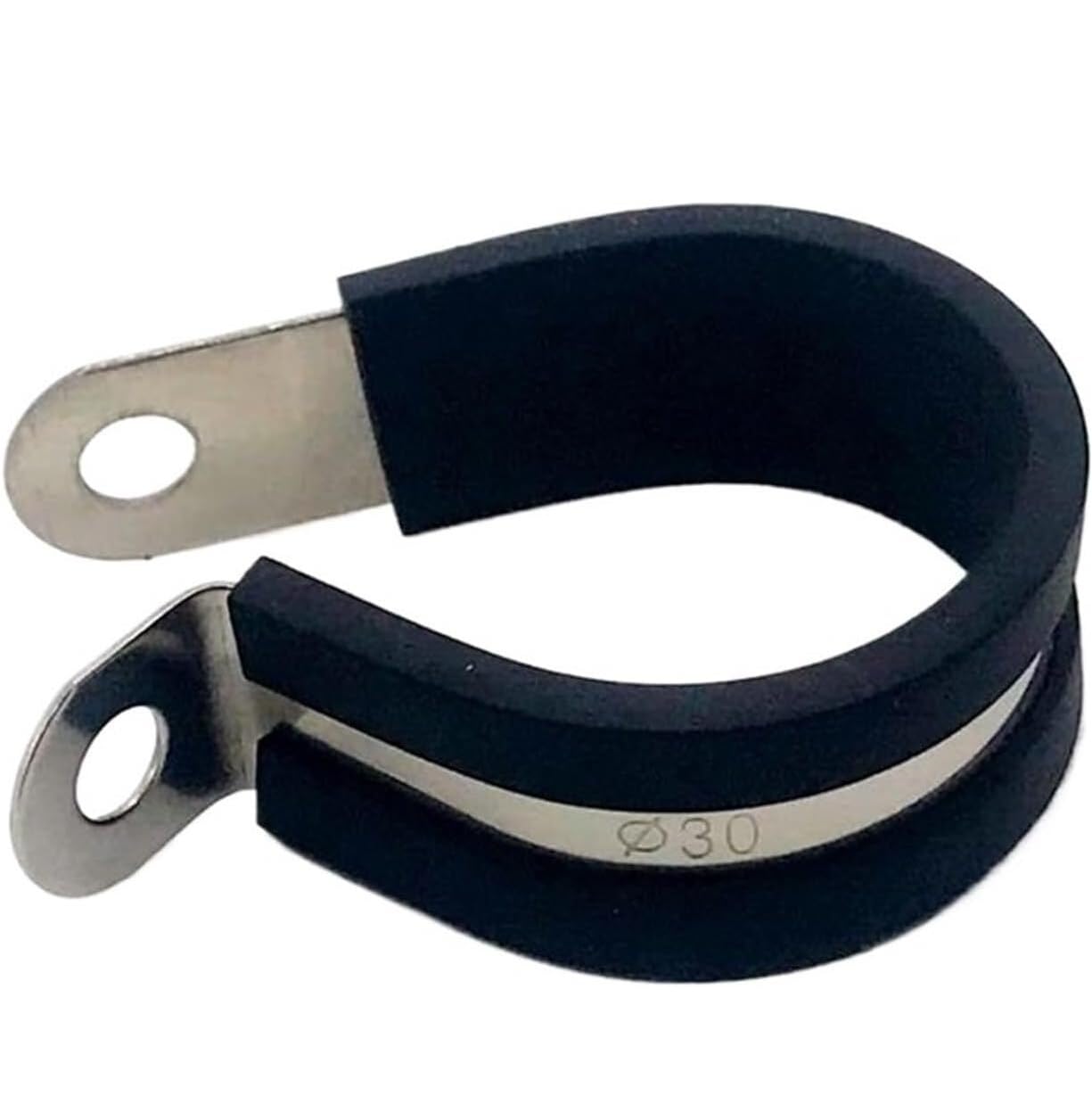 Vividcrate One Color 10Pcs 6-45Mm Sus Rubber Lined P Clips(45Mm)