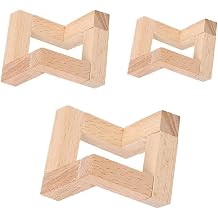 Moon Lamp Stand Holder 3 Pack Wooden Standing Base Round Light Display Support Bracket for 3D Moon Ball Lamp Crystal Sphere Decoration Removable Replacement Parts 3 Sizes
