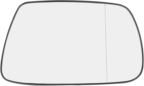 X AUTOHAUX Espejo retrovisor del lado derecho del pasajero del automóvil con calefacción de vidrio con placa trasera para Jeep Grand Cherokee
