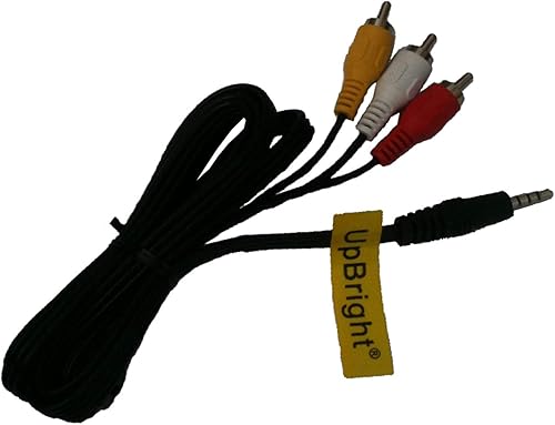Miniatura 2 de UpBright Cable de audio y video AV compatible con Sony Handycam Hi88XR72x videocámara CCD-TV98 CCD-TRV101 CCD-TRV107 CCD-TRV108 CCDTRV120