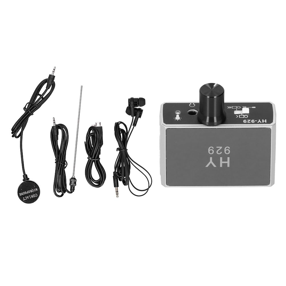 Tissting Détecteur de Fuite d'Eau Souterraine, Haute Résistance Détecteur de Fuite de Conduite d'Eau, Localisateur de Fuite d'Eau, Double Sonde, ABS + Métal, for Plomberie et Maintenance