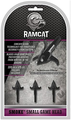 Ramcat Smoke Small Game Head 3 Pack Smoke Game Head 3 Pack, Silver