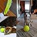 Riesiger Tennisball für Hundespielzeug | 24cm Hunde Tennisbälle Spielzeug | Aufblasbares Interaktives Hundespielzeug Tennisball | Riesige Hundespielzeugbälle Heimtierbedarf für Große mittelgroße Hunde