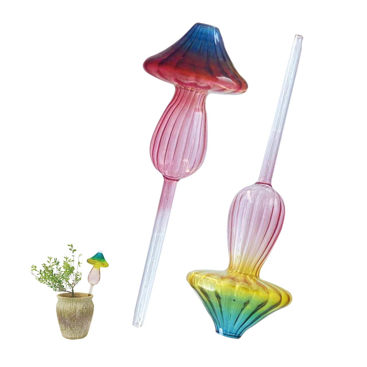 Pflanzenbewässerungspilz, selbstbewässernder Blumentopf-Stecker, Reiseurlaub-Pflanzenbewässerungsgerät, Top-Füllung Bewässerung, automatisches Heimpflanzen-Hydratationssystem