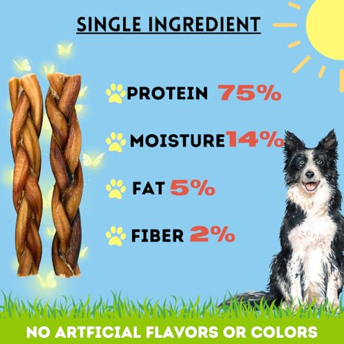 Image of BULLYSTICKS & MORE - 6 Inch Braided Bully Sticks - 10 Count