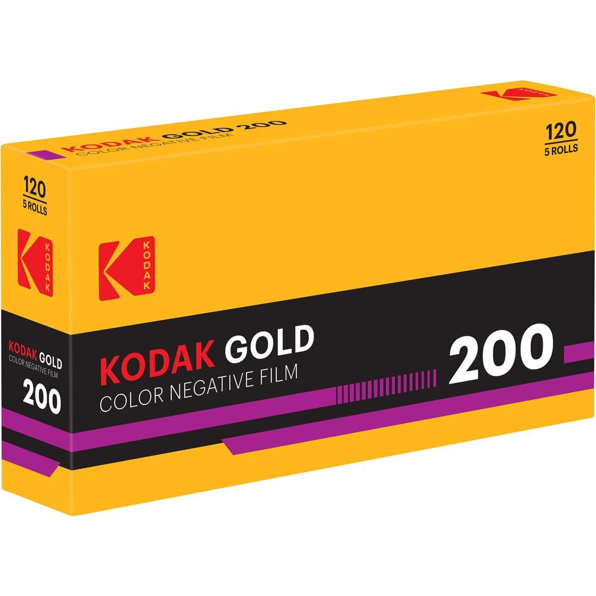 Amazon | Kodak カラーネガフィルム GOLD 200 120 5本パック 7518418