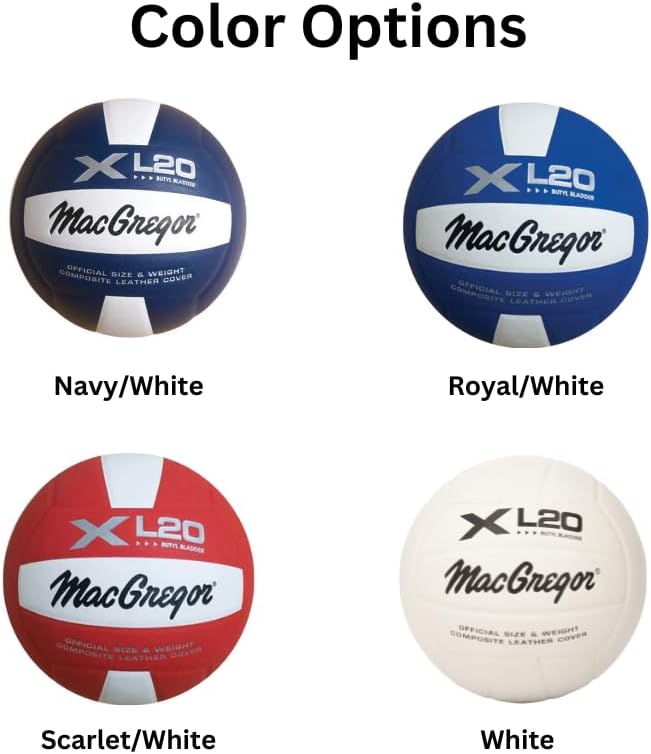 Do It Tennis MacGregor XL20 Composite Indoor Volleyball - Official Size