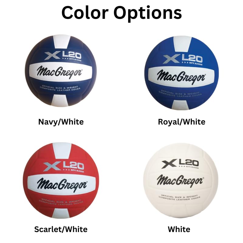 Do It Tennis MacGregor XL20 Composite Indoor Volleyball - Official Size