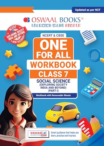 Image of Oswaal NCERT & CBSE ONE FOR ALL WORKBOOK Social Science (Exploring Society India and Beyond) Class 7 For 2026-27