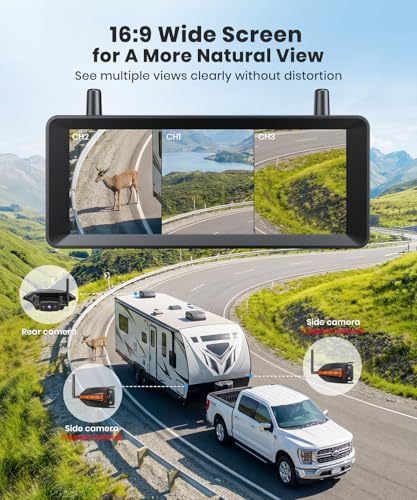 Image of AUTO-VOX 7.2 inch Wireless RV Backup Camera: 30-Min Plug and Play Install