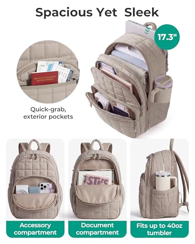 BAGSMART College Laptop Backpack