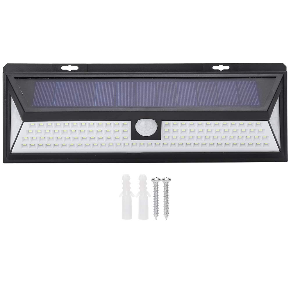 Asixxsix Luz de la Pared Solar, Sensor de Movimiento de 118 Años Iluminación Impermeable con Energía Solar con 3 Modos Batería Recargable, para el Porche de la Vía de Entrada