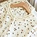 Women's Flannel Floral Pajamas Set Cute Lace Trim Long Sleeve Sleepwear Loose Button Down Pjs 2Pcs Lounge Sets Winter Nightwear