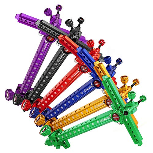 Soohupet Archery Recurve Bow Sight Accessories T Shape Archery Shooting Target Sight Adjustable Bowsight With Optical Fiber Pin Sight For Target Practice (Red) #TOP3