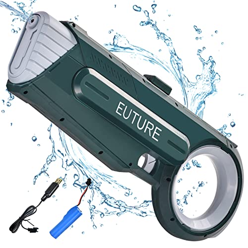 Electric Water Gun Toy - Water Guns - Automatic Electric Water Guns for Adults & Kids, 35ft Water Squirt Guns - Squirt Guns Water Toys Pool Swimming Beach Outdoor Party Games (Green)