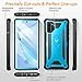 YOUMAKER Kickstand Designed for Samsung Galaxy Note 10 Plus Case with Built-in Screen Protector Full Body Protective Heavy Duty Shockproof Cover for Galaxy Note 10 Plus 5G 6.8 Inch - Blue/Black