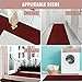 ZGR HOME&GARDEN Runner Rug 2 ft x 5 ft Indoor/Outdoor Low Profile, Hallway, Kitchen, Patio, Deck Area, RV, Entryway, Garage, with Non-Slip Rubber Backing, Red with Black Stripe, Custom