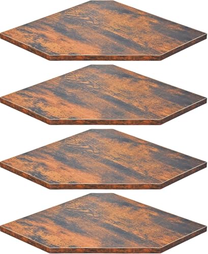 AKACIJA Corner Shelf Wall Mounted, Corner Floating Shelves, Set o...