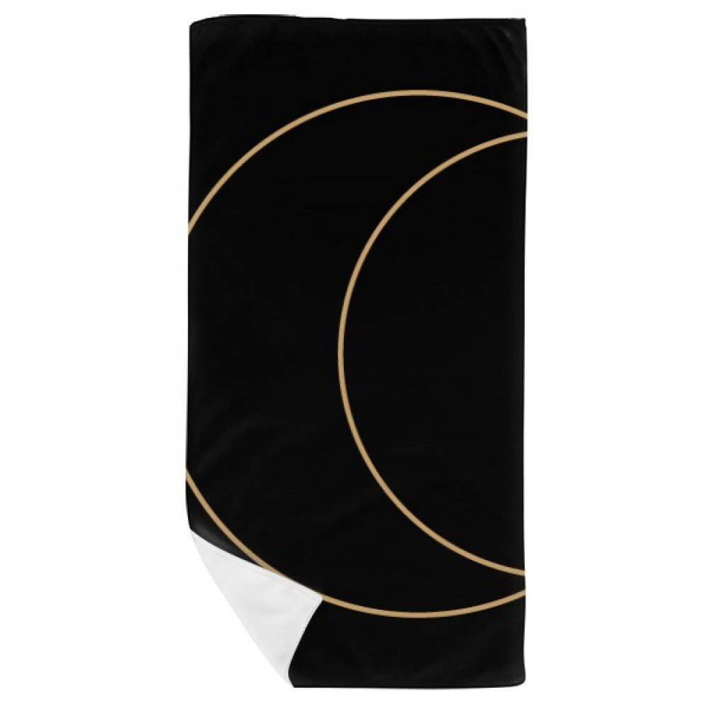 Serviette de bain lune anti-irritation douce pour visage et mains