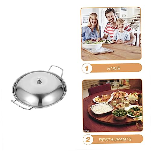 Wok de acero inoxidable para cocina miniatura 4