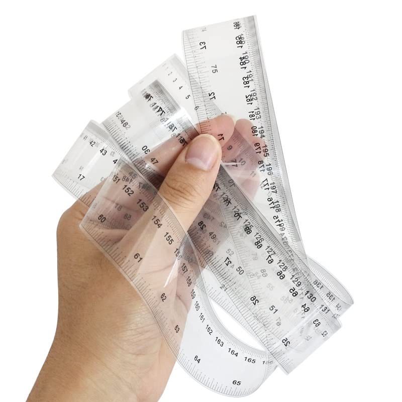 Soft Transparent Ruler Flexible Film Ruler For Microscopes – 1m/1.5m/2m ...