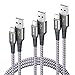 Price comparison product image USB C Charger Cable [3Pack,1M+2M+3M],Type C Fast Charging Cable Charger Lead Braided For Samsung Galaxy S22 S21 Ultra S20 FE S10E S10 S9 S8 Plus Note 10 9 8 A12 A20e A51, Huawei P30 P20 P10 and More