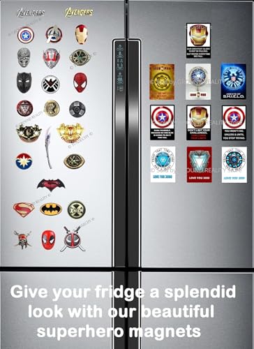 Image of Ironman Nanotech Helmet with Motivational and Inspirational Quotes Waterproof Digital Picture Magnet. Large Size 10cmsx7cms; Multi Color 1 Piece Ironman Office Fridge Magnet Souvenir (AV-49)