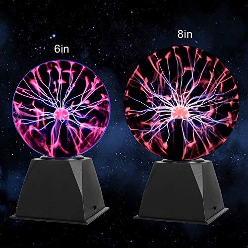 Globe nébuleuse plasma magique Gresus luminaire interactif tactile sonore - 5
