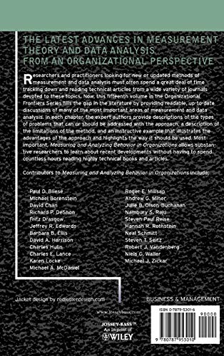 Measuring & Analyzing Behavior in Organizations: Advances in Measurement & Data Analysis - Image 2