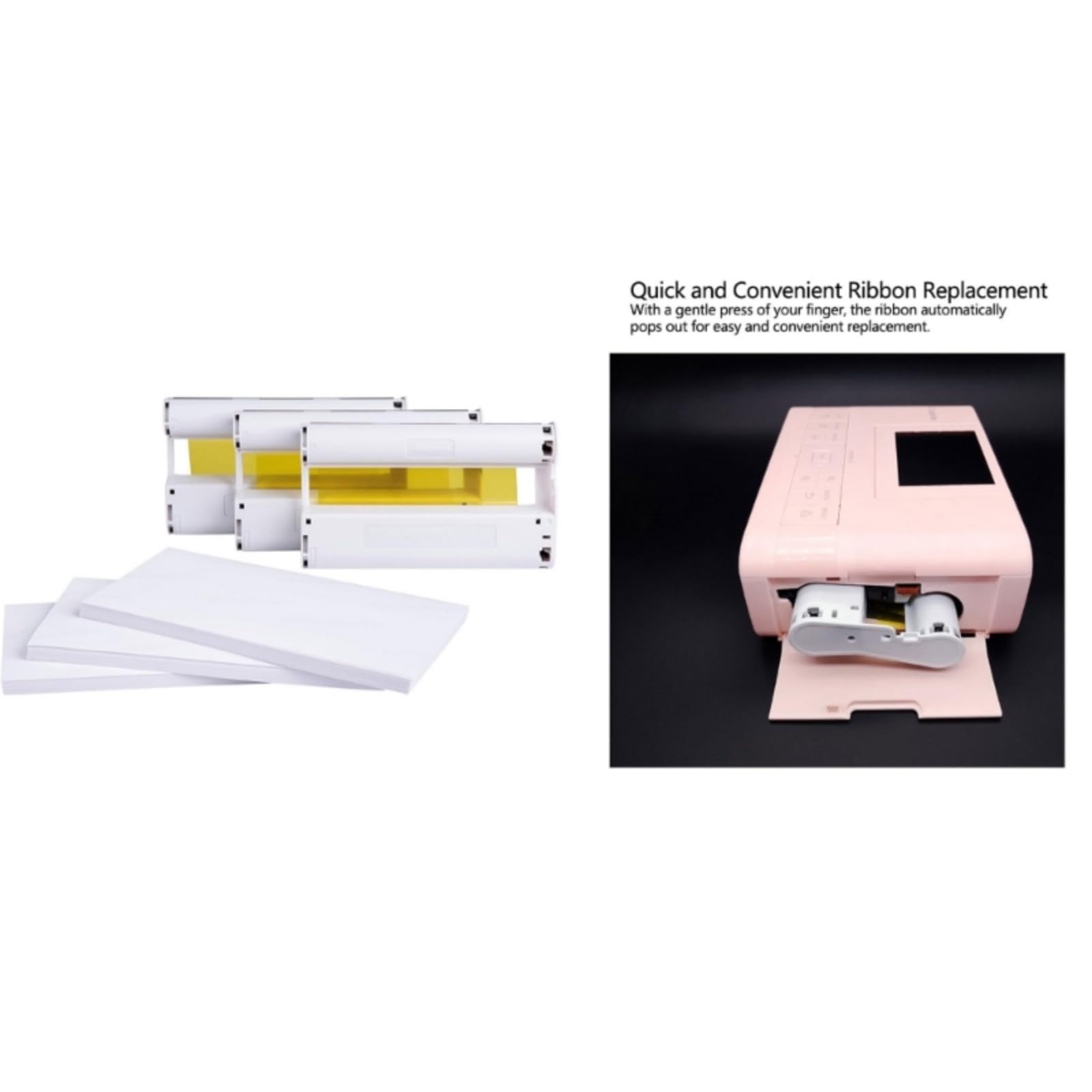 3 Pollici Cartucce 108 Fogli Carta Fotografica Per CP810 CP1300 CP1200 CP800 CP1000 CP910 CP710 Accessori Per Stampanti