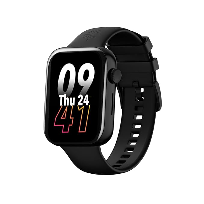 Cult.Sport Burn 1.78″ AMOLED, 368 * 448 res, BT Calling, Crown Control, Voice Assistant, AOD Smartwatch (Black Strap, Free Size) at Rs. 2199