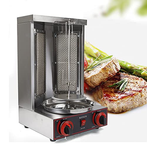 Dönergrill Dönergrill gas dönergrill für zuhause Döner- und Gyros-Grill 3000W mit Temperatureinstellung