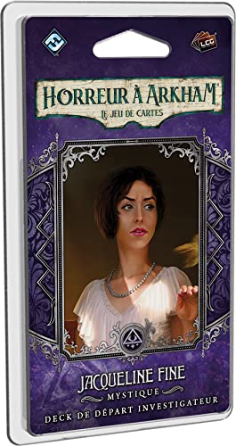 Fantasy Flight Games |Horreur à Arkham : Le Jeu de Cartes - Jaqueline Fine (Investigateur) | Jeu de société | Jeu de Cartes | A partir de 14 Ans | 1 à 2 Joueurs | 60 Min