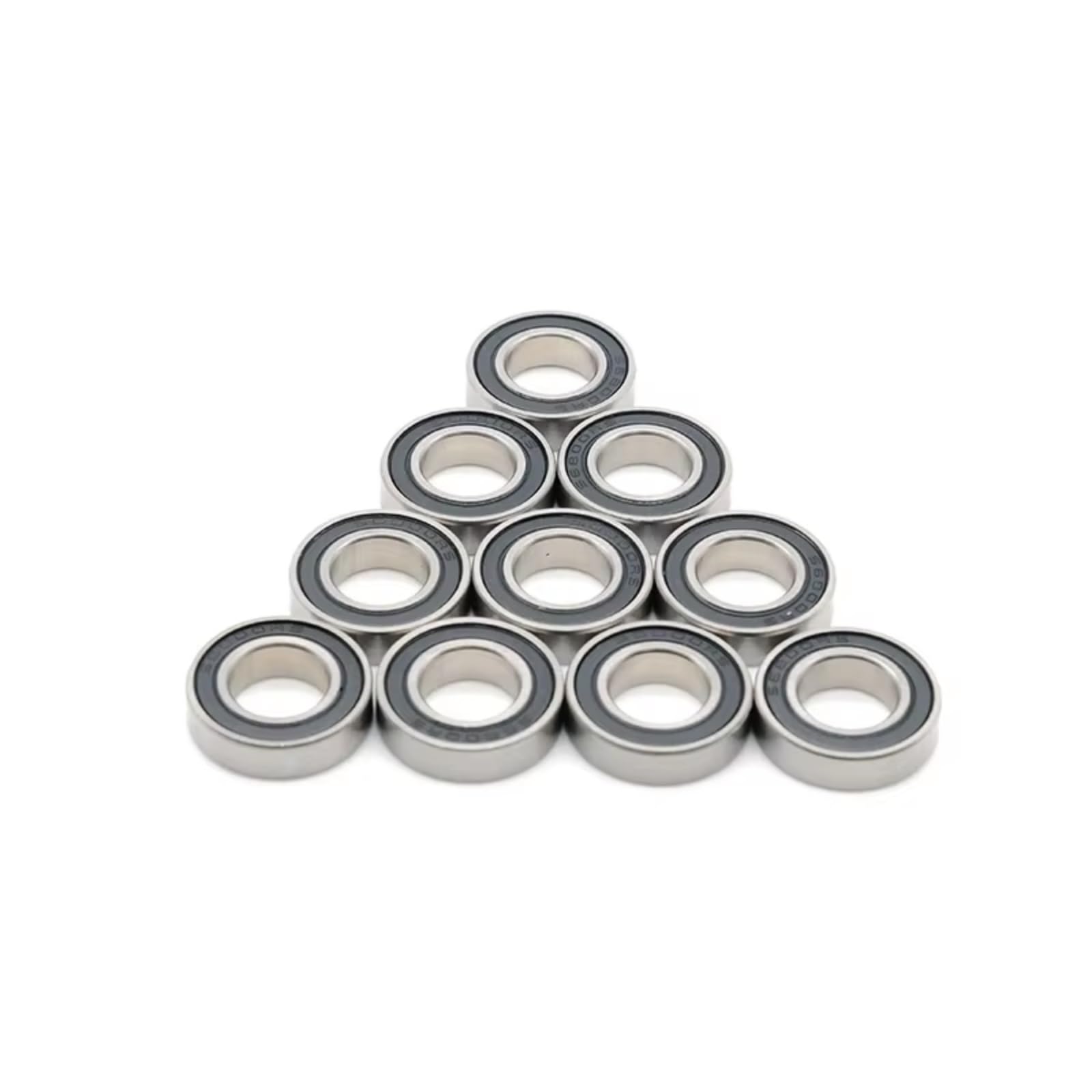 Cojinetes Maquetas Rc ABEC-7 61702 6702 63702 6702RS 10 Unidades Rodamientos Bolas Acero Cromado 15X21X4 Mm Con Sello Goma Negra Accesorio Modelo