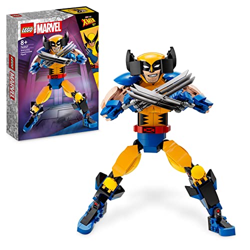 LEGO Super Heroes Marvel Wolverine Figure 76257 Toy Blocks Present American Comics Superhero Boys Ages 8 and Up