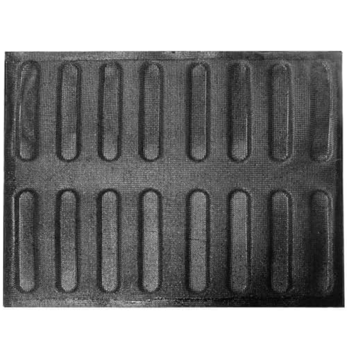 HOLIDYOYO Multi-function French Bread Pan Non-stick Baking Mold for Hot Dogs and Cavity Design Easy Release and Washable Baking Tool for Daily Use