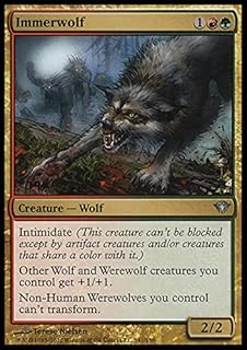 Magic: The Gathering Singles MTG Magic: The Gathering - Immerwolf (141) Dark Ascension DKA, Multi-colored (DKA141)