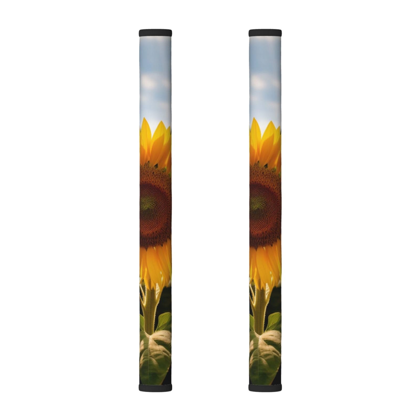 VGFJHNDF Refrigerator Door Handle Covers 2-Pack, Sunflowers Flower Printed Protect and Decorate for Fridge Ovens Dishwashers