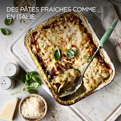 Accessoire Pâte KENWOOD KAX980ME – Laminoir À Pâtes, Acier Inoxydable, 10 Épaisseurs - vue 10