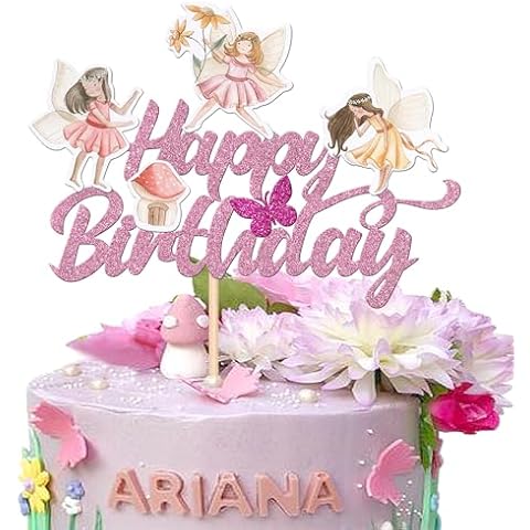 SYKYCTCY Fairy Cake Topper for Parties Cover