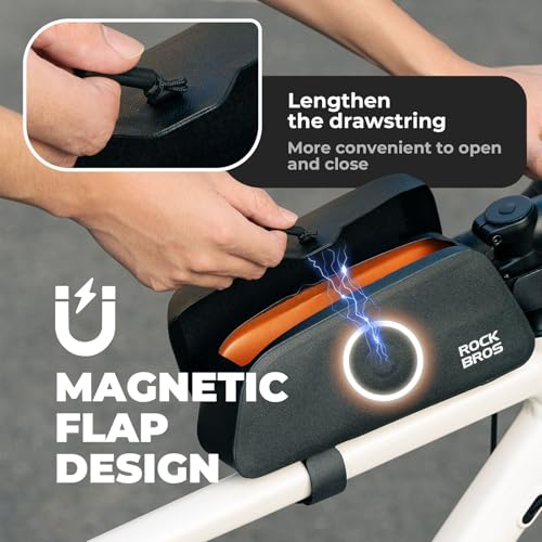 ROCKBROS Magnetic Flap Top Tube Bag