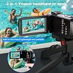 8K 64MP Video Camera 18X Digital Camcorder Video Camera for YouTube 3.0 inch Flip Screen Camcorder Vlogging Camera with 32GB SD Card, 2.4G Remote Control, Two Batteries and Tripod - Image 4
