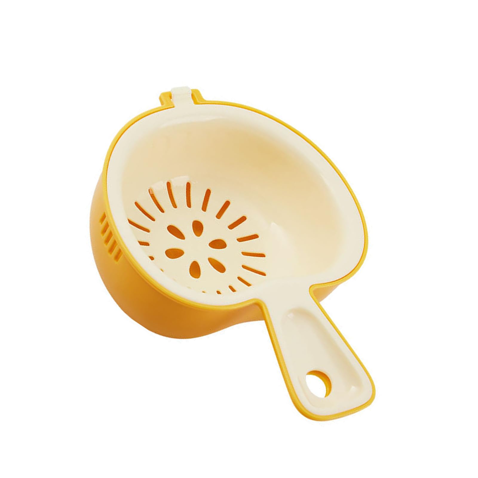 our fave Layer Fruit and Vegetable Washing Basket Small Colander with Efficient Drainage and Handle Design for Kitchen Use Double Layer Fruit Vegetable Colander