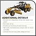 Diecast Masters 1:50 Scale Caterpillar 14M3 Motor Grader | High Line Series Cat Trucks & Construction Equipment Model 85545