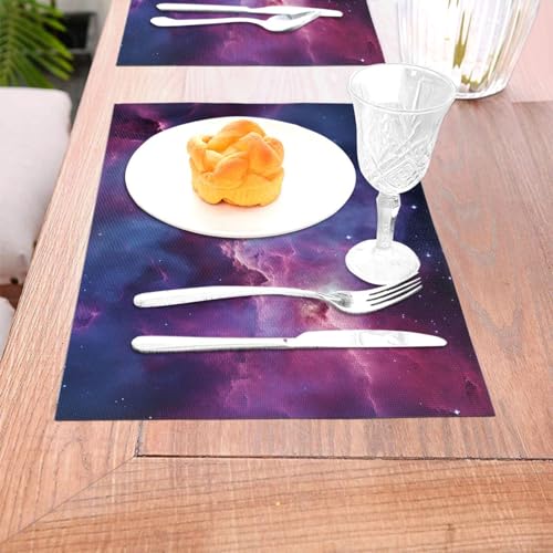 Sets de table vinyle PVC antidérapants et résistants à la chaleur lot de 6 - 4