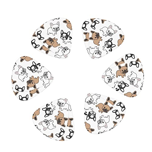 Pack de 12 médiators bouledogue français pour guitare électrique guitare acoustique guitares diverses - Les Beatles, Paul McCartney, John Lennon, RIngo Starr, George Harrison Pack de 12 médiators bouledogue français pour guitare électrique guitare acoustique guitares diverses